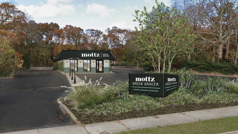 An artist's rendering of Mottz Green Grocer