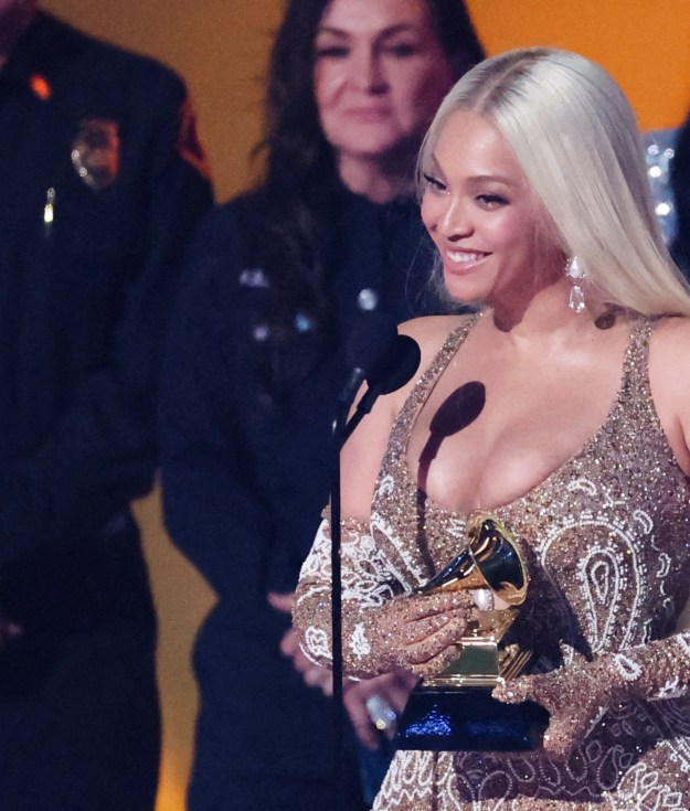 Beyonce receives Album of the Year award for 