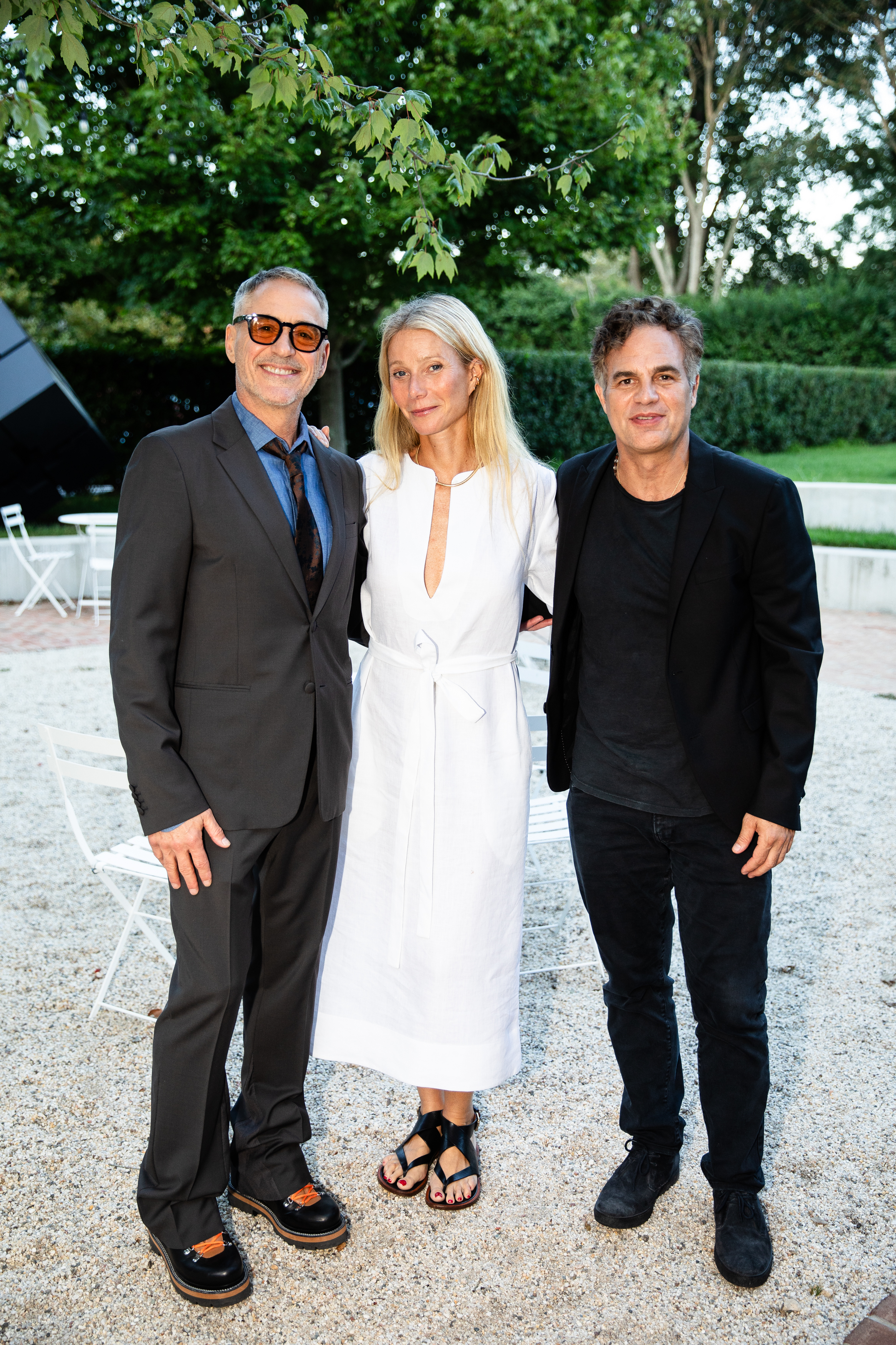 Robert Downey Jr., Gwyneth Paltrow and Mark Ruffalo at Guild Hall