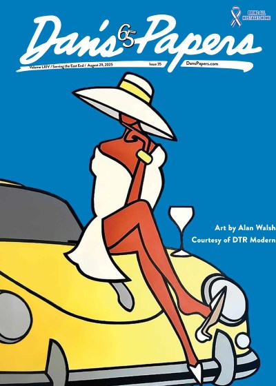 August 29, 2025 Dan's Papers cover art by Alan Walsh, Courtesy DTR Modern Galleries