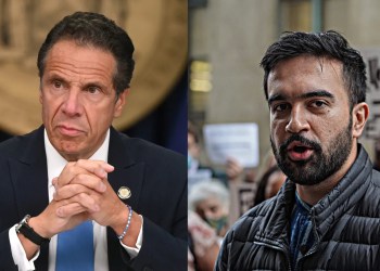Andrew Cuomo (Kevin P. Coughlin / Office of Governor Andrew M. Cuomo) and Zohran Mamdami (Dean Moses)