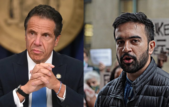 Andrew Cuomo (Kevin P. Coughlin / Office of Governor Andrew M. Cuomo) and Zohran Mamdami (Dean Moses)