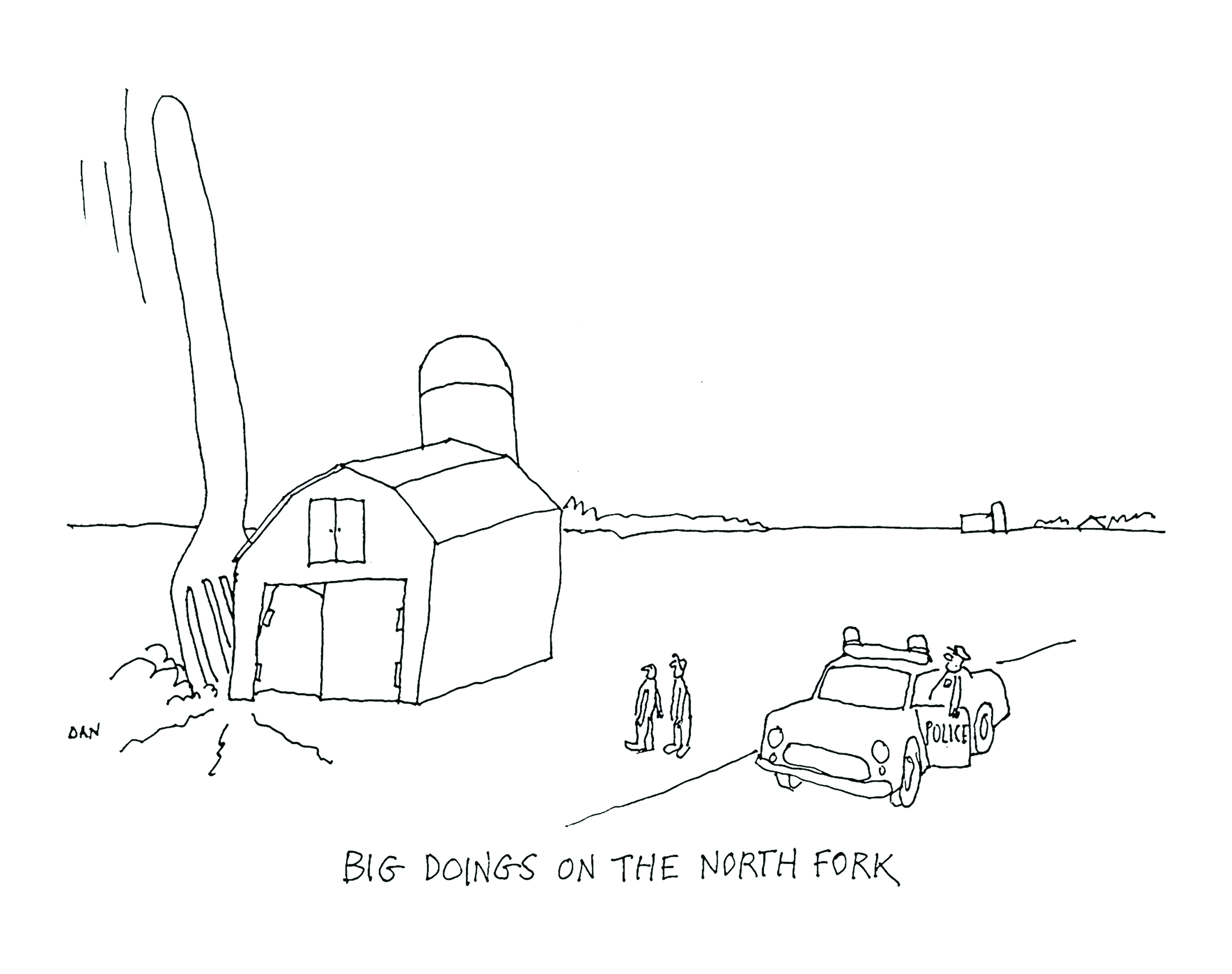 Farm Cartoon by Dan Rattiner