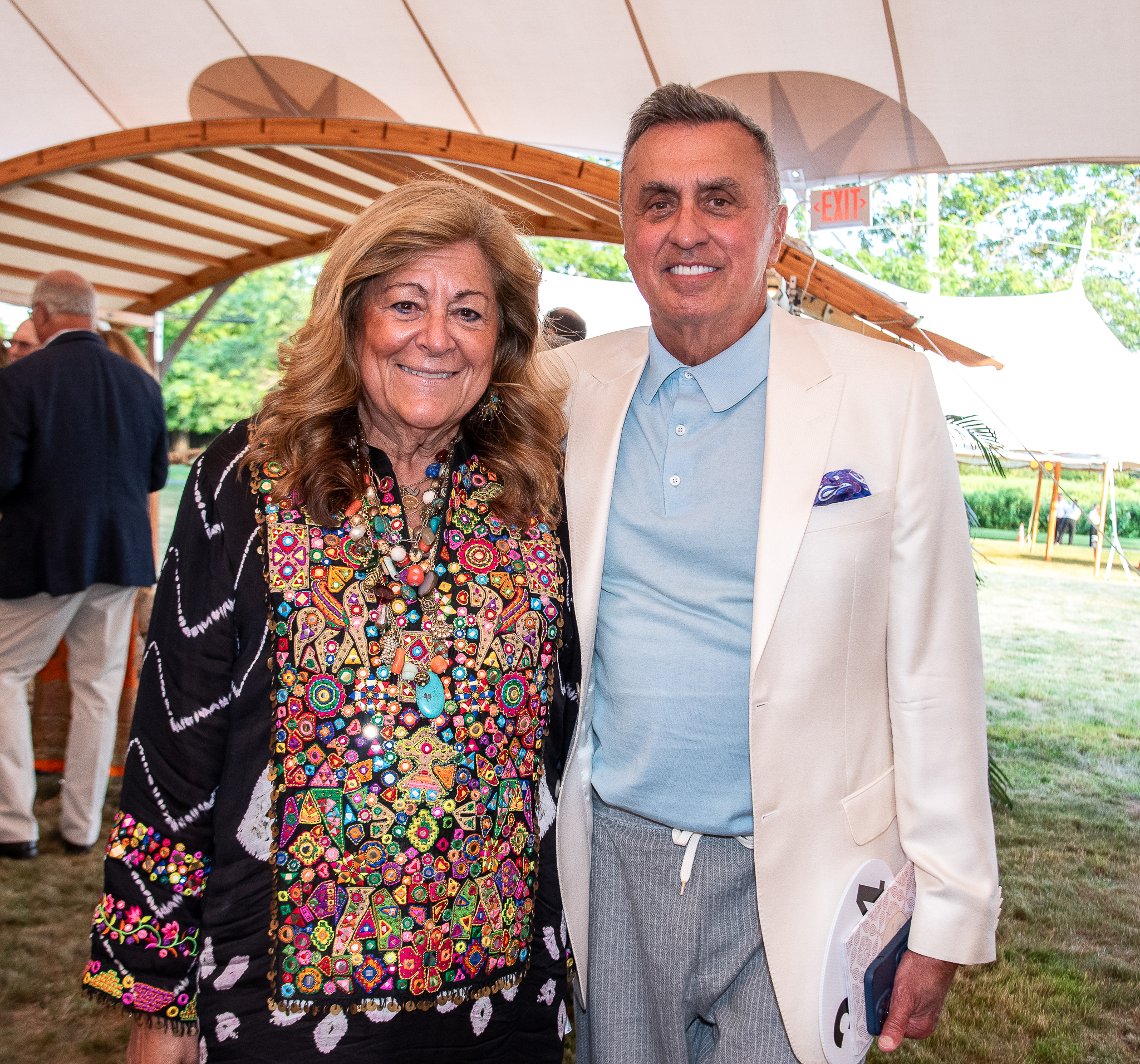 Fern Mallis and Patrick Guadagno