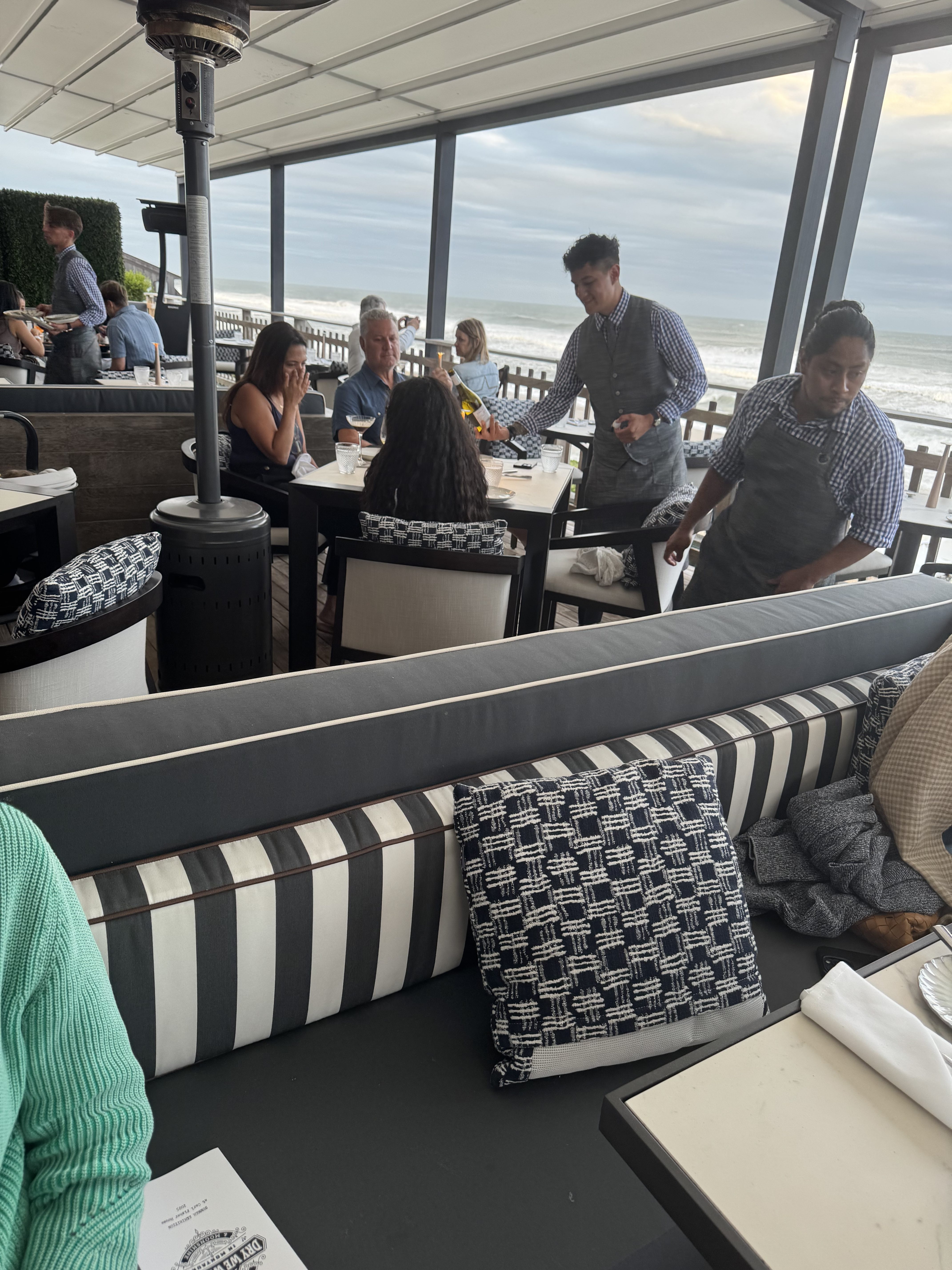 Gigi's Montauk overlooks a 60-foot bluff.