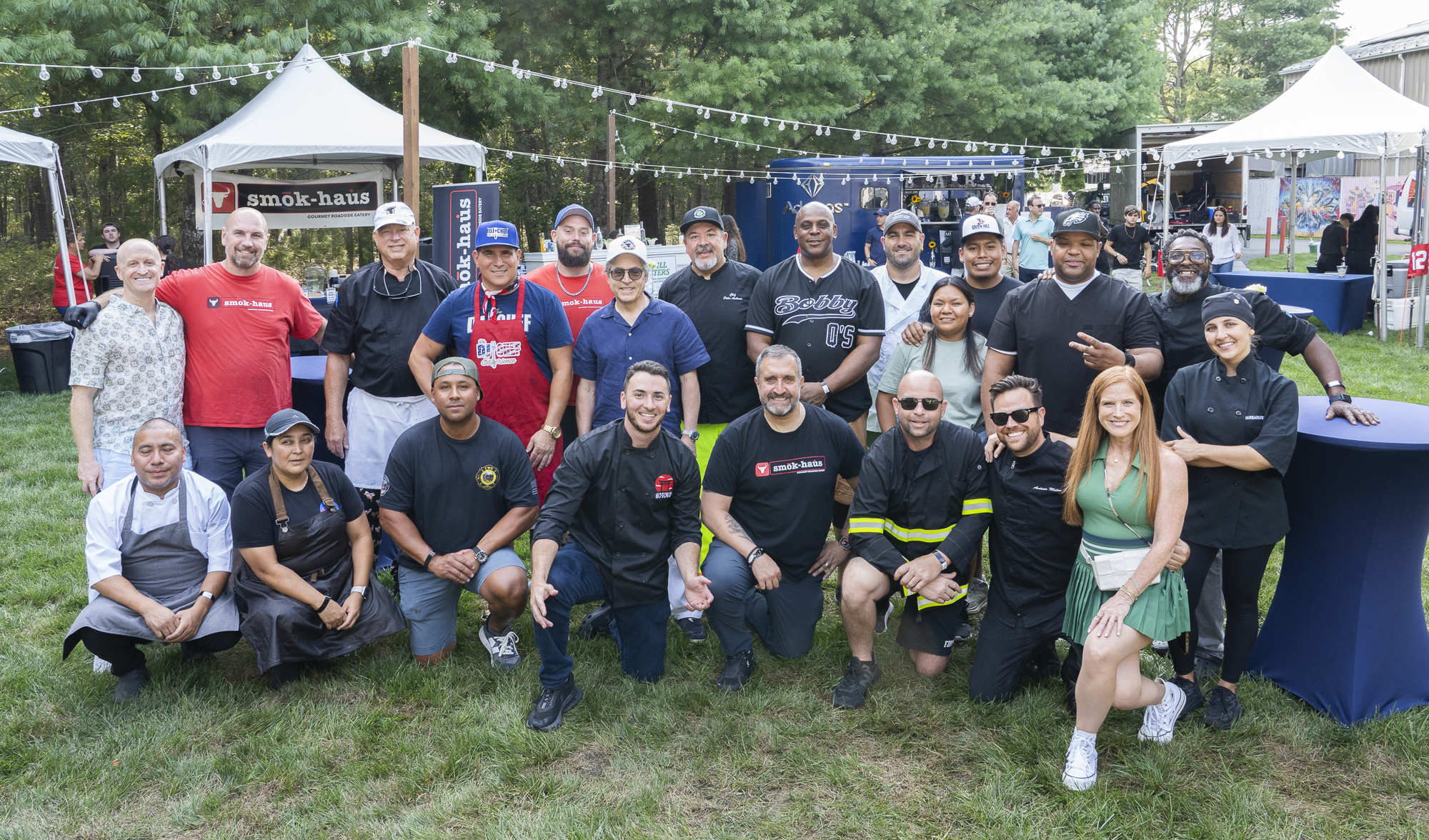 The chefs of Grill Hampton had a meat-filled blast, serving only the best to partygoers.