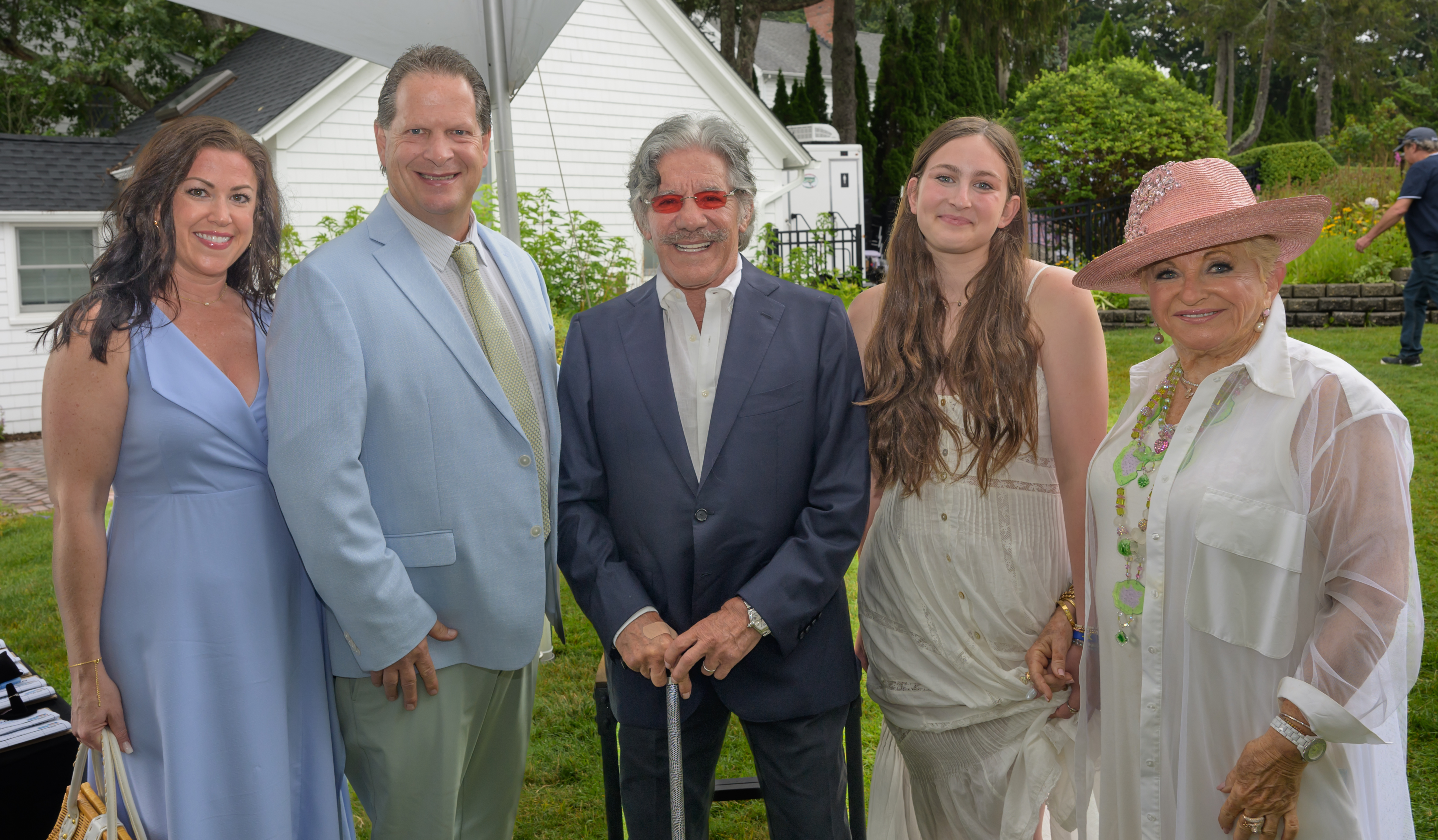 John & Christine Pfeifer, Geraldo Rivera, Addison Aloni, Victoria Schneps