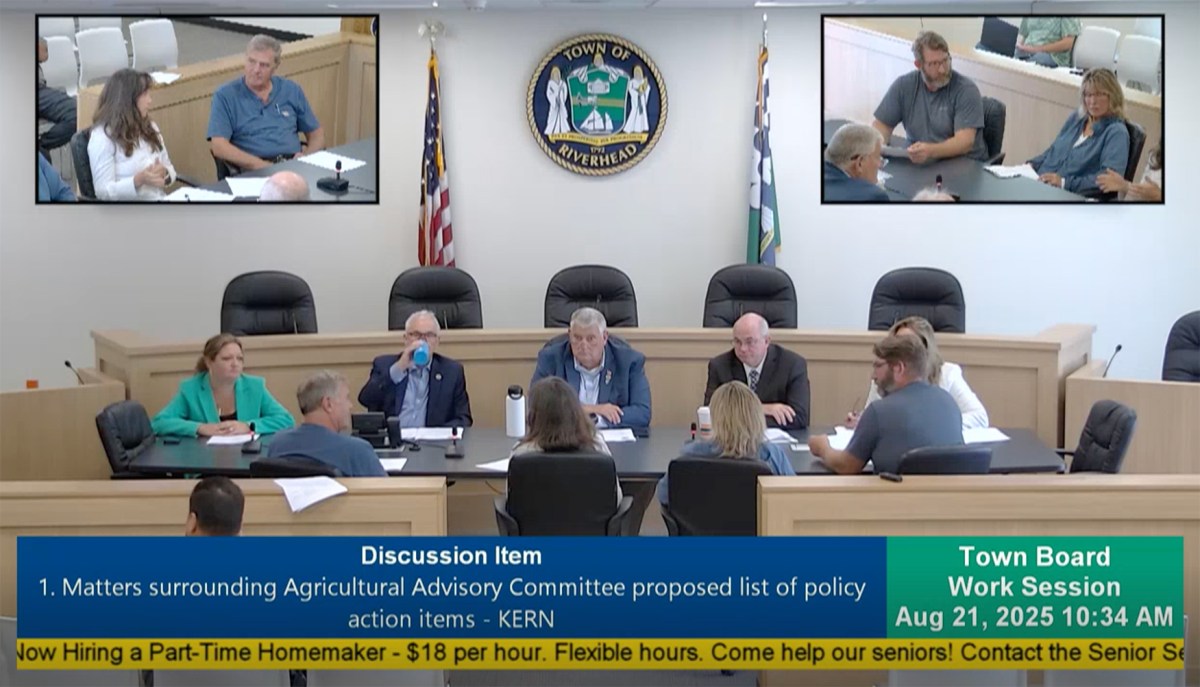 Riverhead Town Board meetings are still televised, farther down the dial