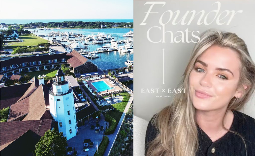 The Montauk Yacht Club on Star Island, Martha Nolan (Eric Striffler Photography, tiktok.com/@martha_nolan)