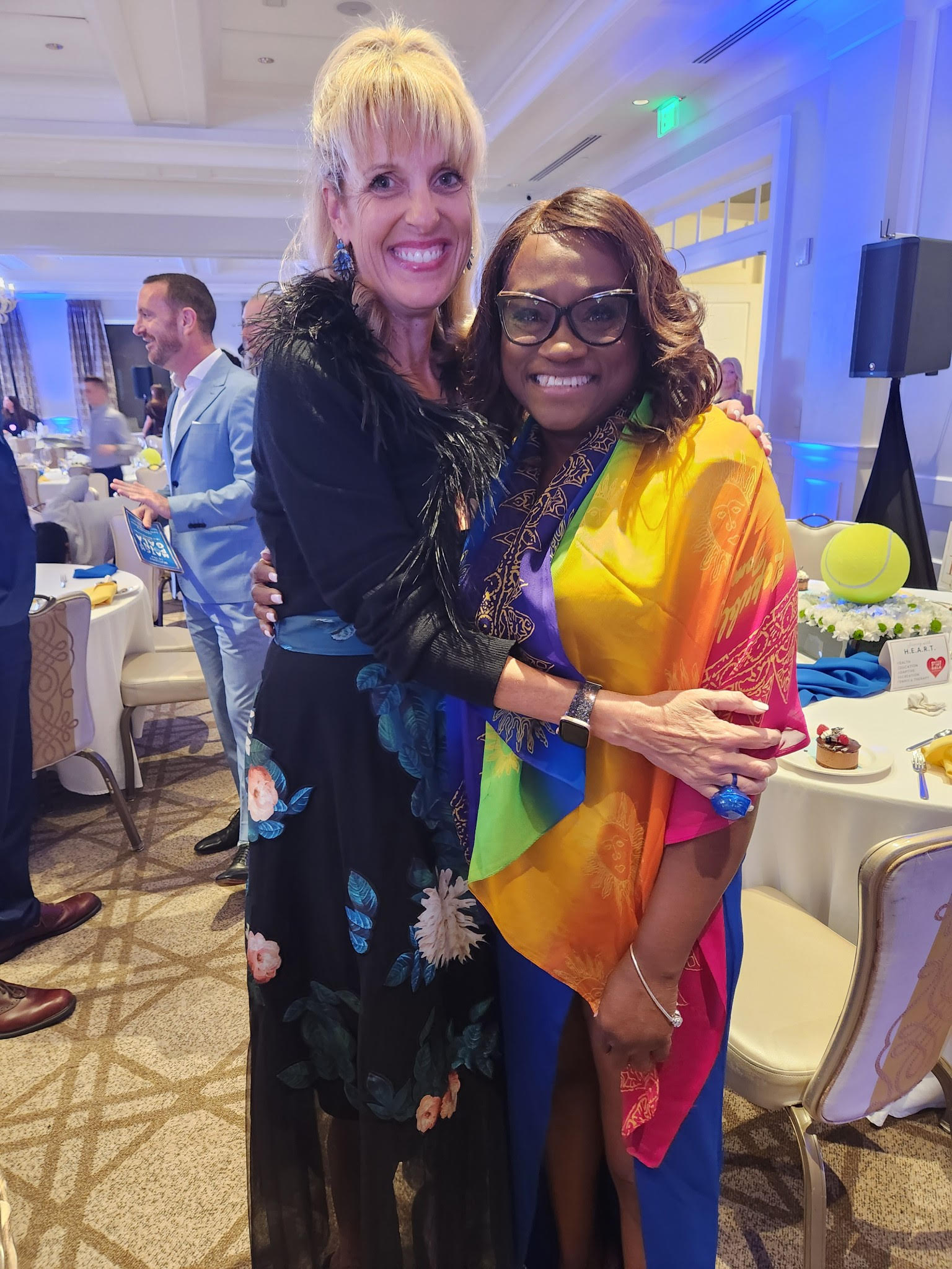 Sandy Collier with Lisa Pugliese