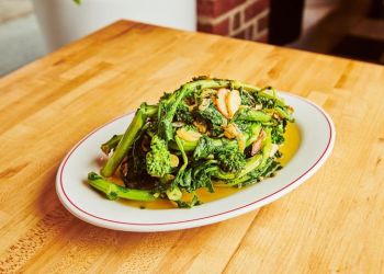 Chef Joe Isidori’s Sautéed Broccoli Rabe with Garlic and pepperoncini from Arthur & Sons!