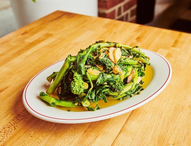 Chef Joe Isidori’s Sautéed Broccoli Rabe with Garlic and pepperoncini from Arthur & Sons!
