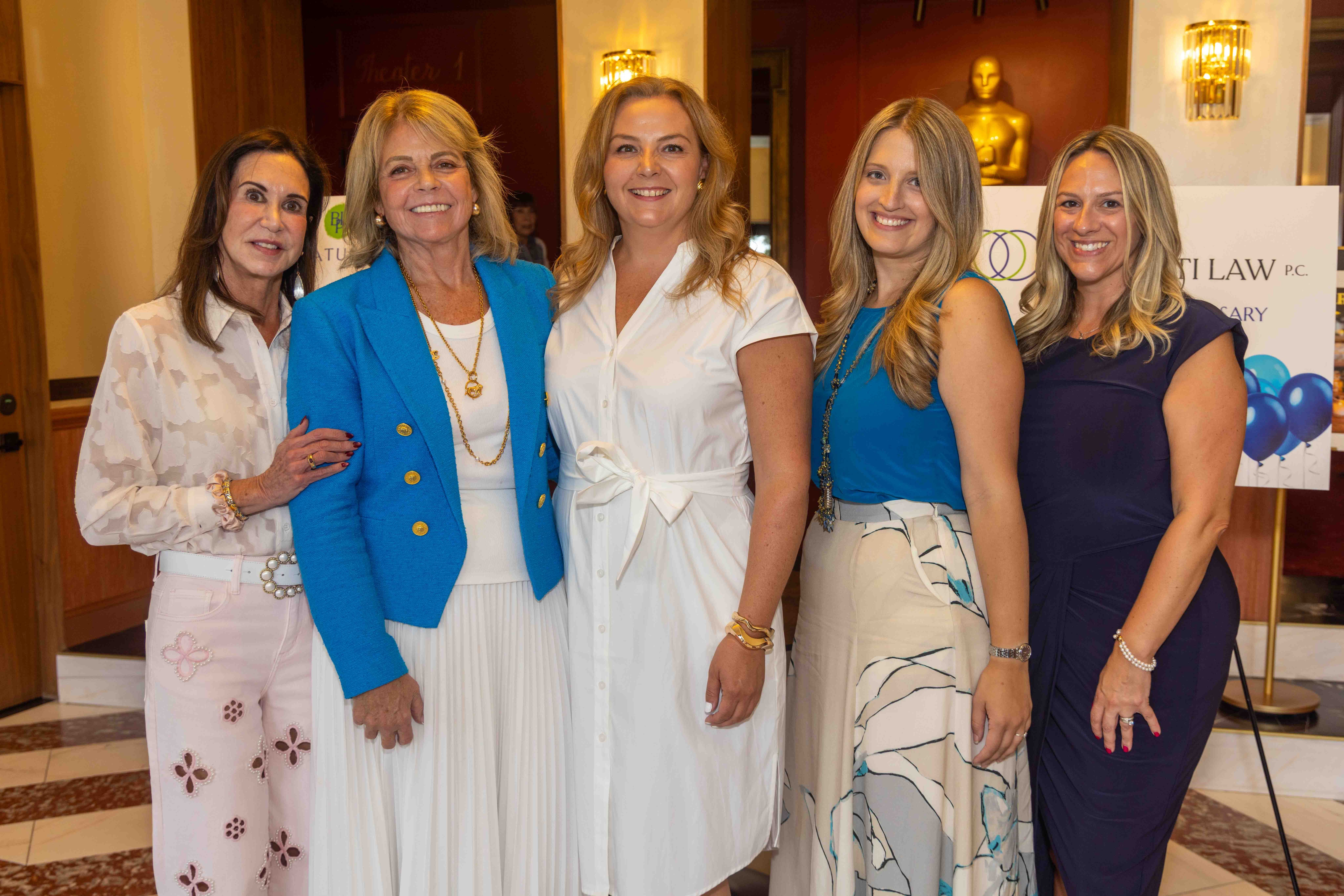 Hon. Gail Prudenti, Nancy Burner, Britt Burner, Brittni Sullivan, Melissa Doris.