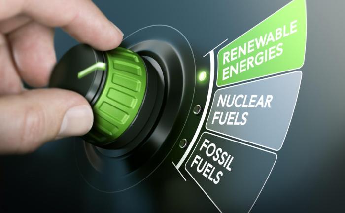 renewable energy dial