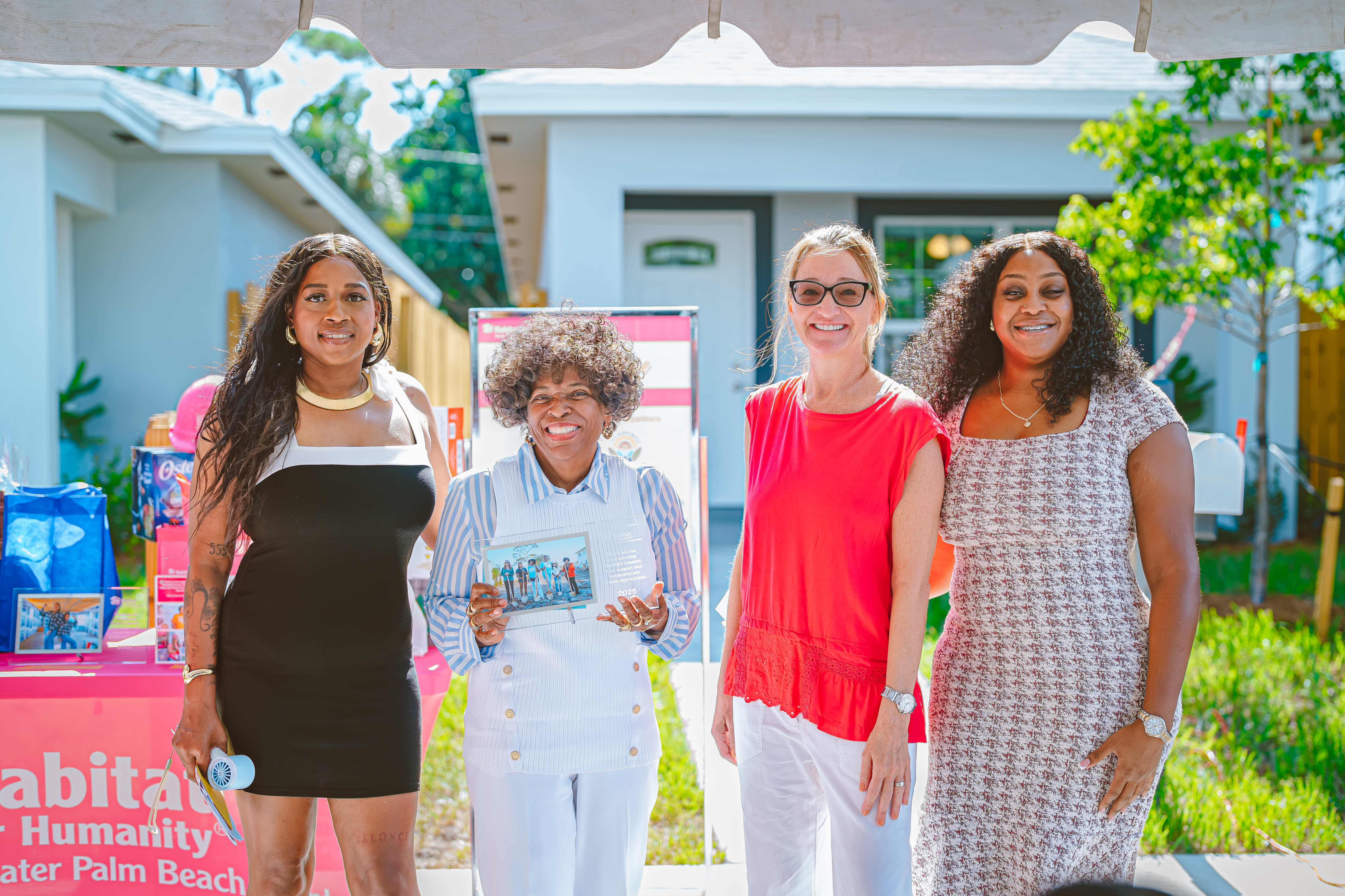 Judy Noel-Jeune, Carla Blockson, Joan Oliva, and Tangie Guillaume