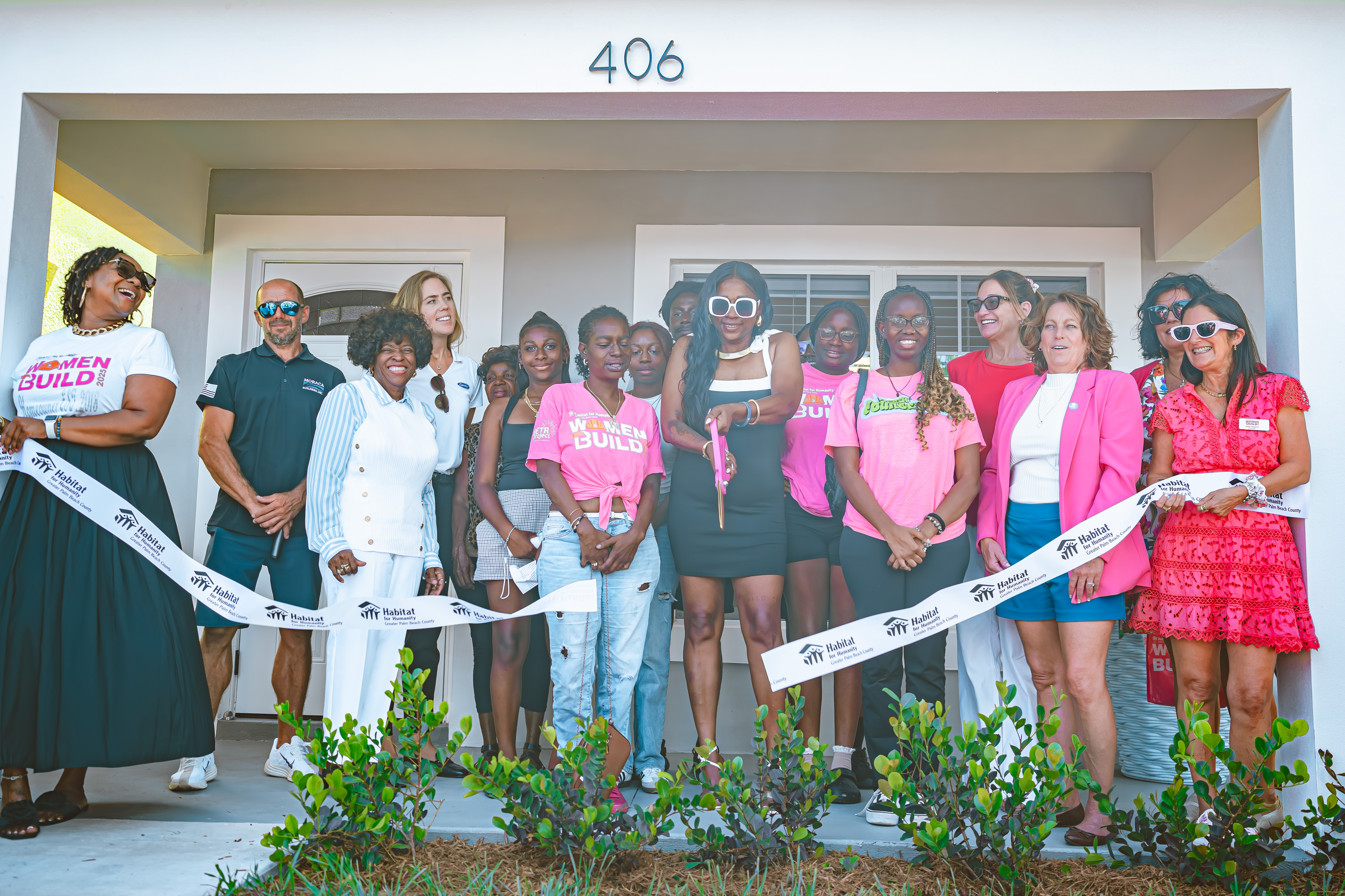 Judy Noel-Jeune and Habitat Supporters