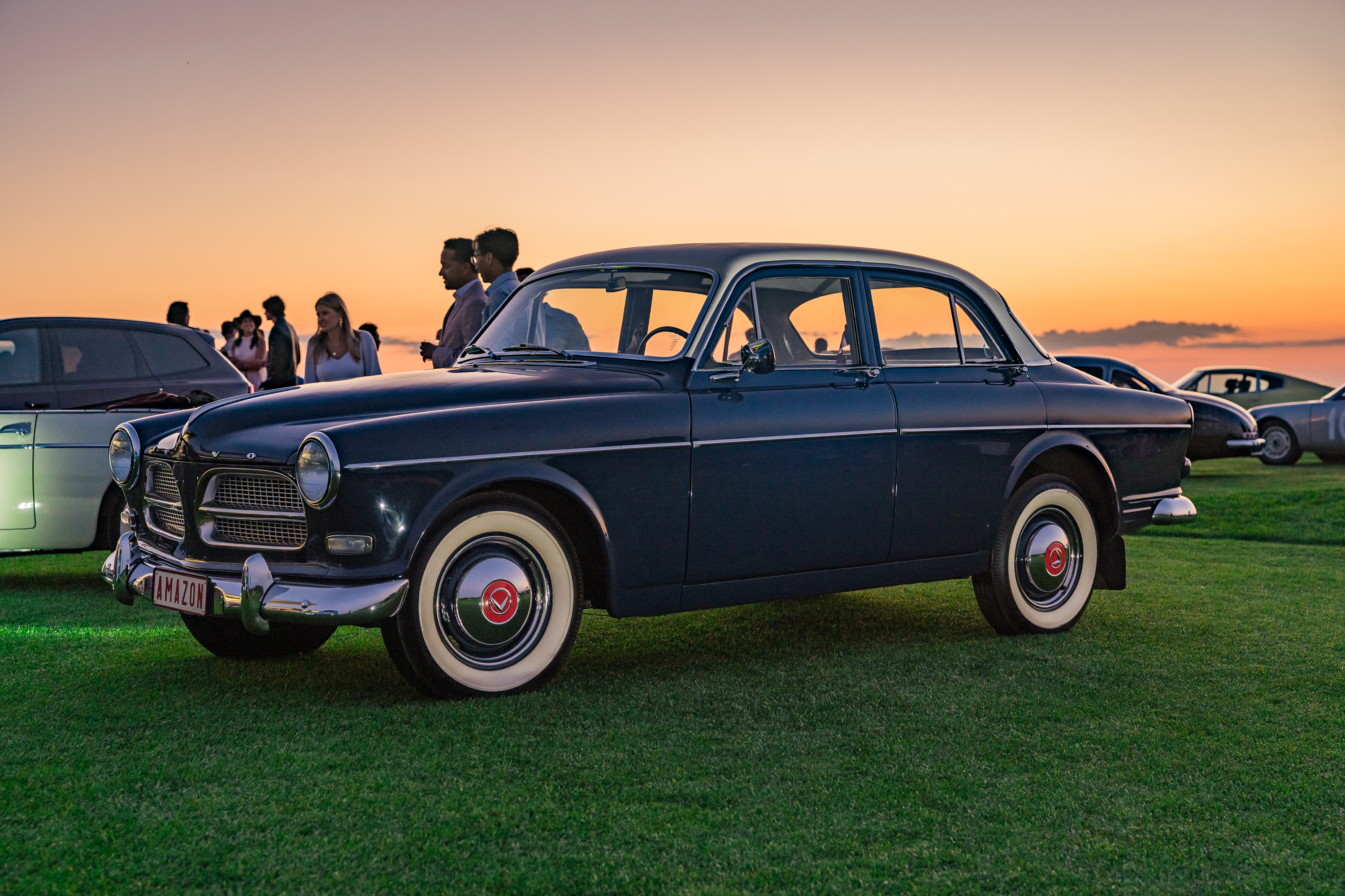 A vintage Volvo at the Bridge IX car show