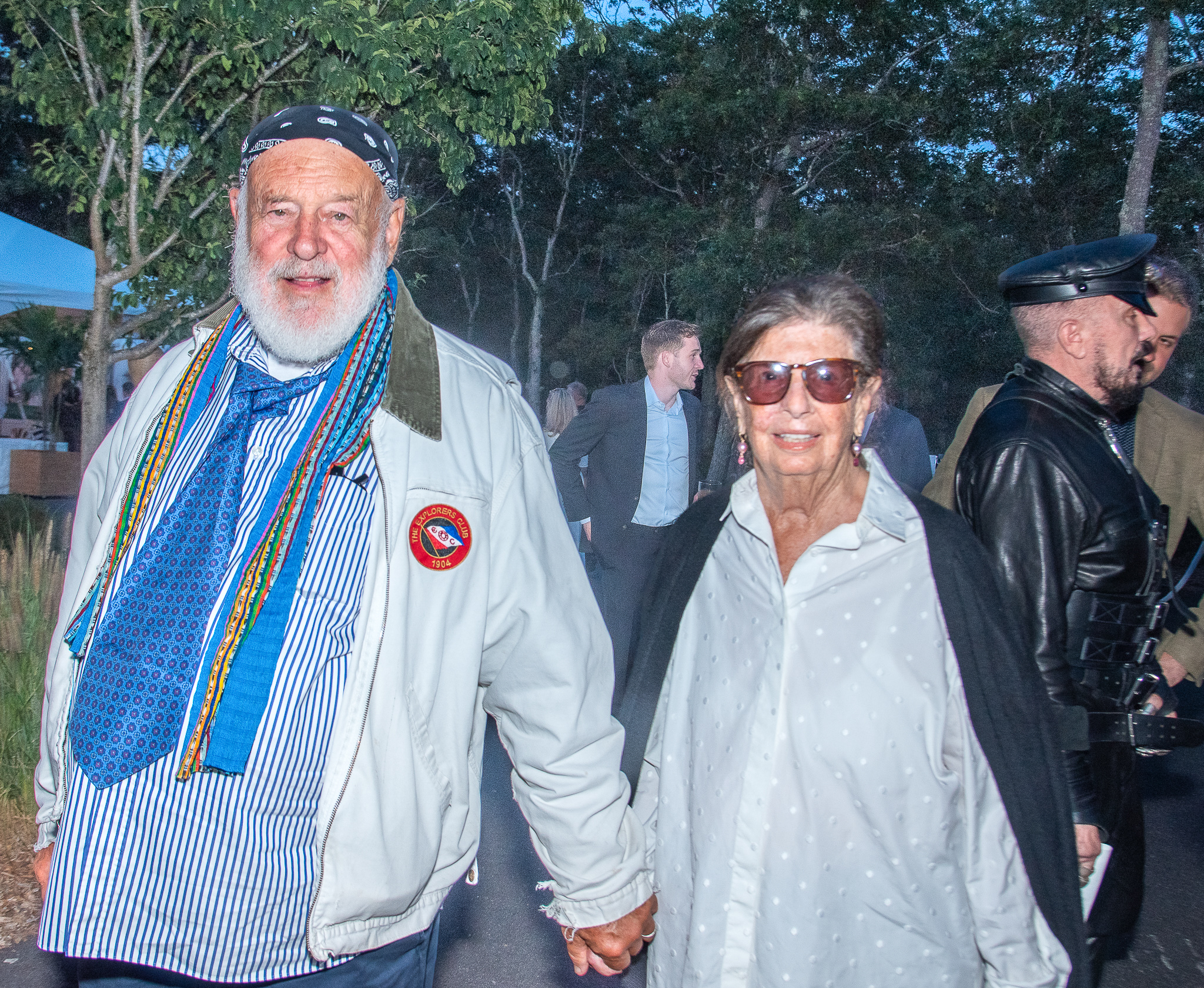 Bruce Weber and Nan Bush
