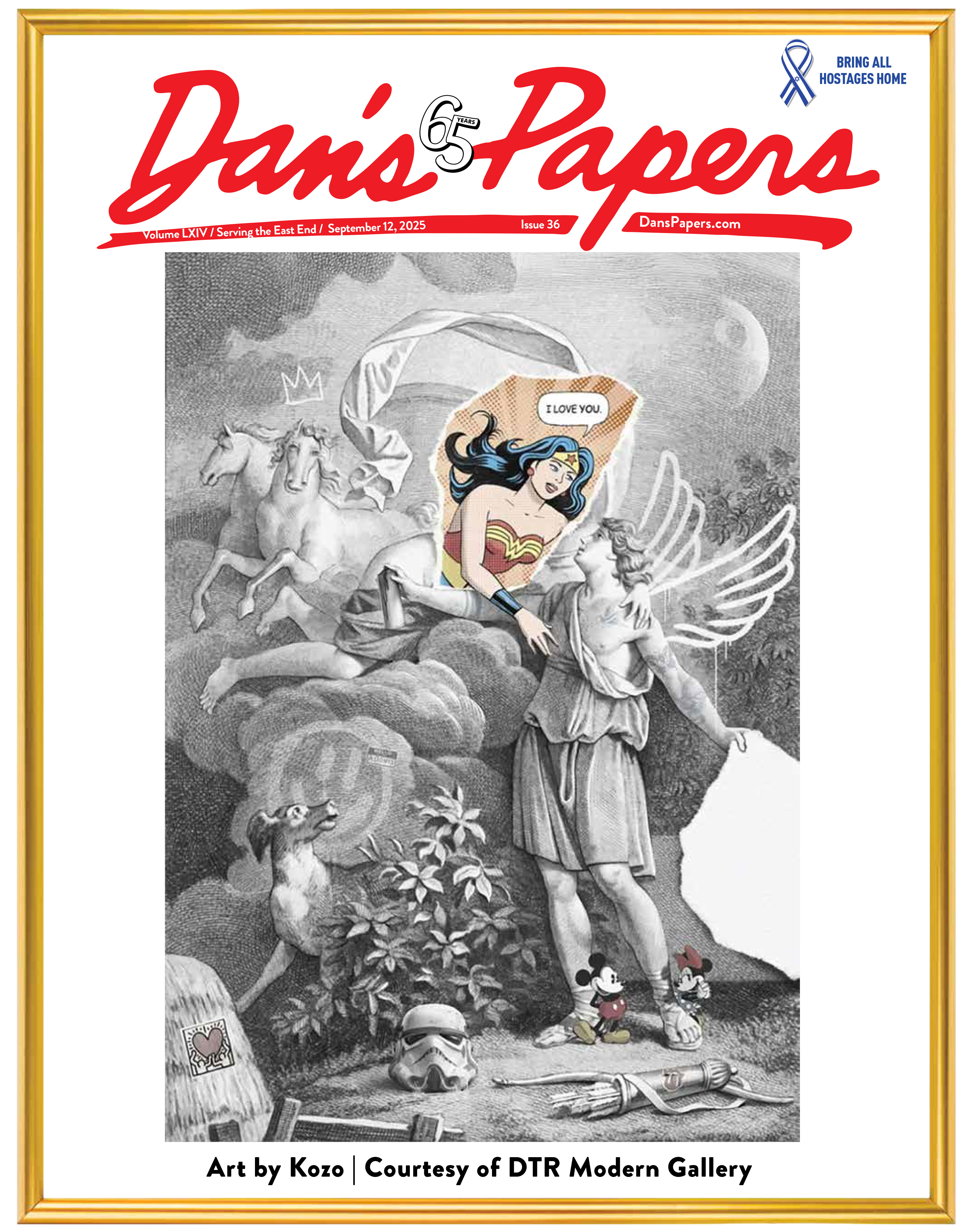 September 12, 2025 Dan's Papers cover art by Kozo, Courtesy DTR Modern