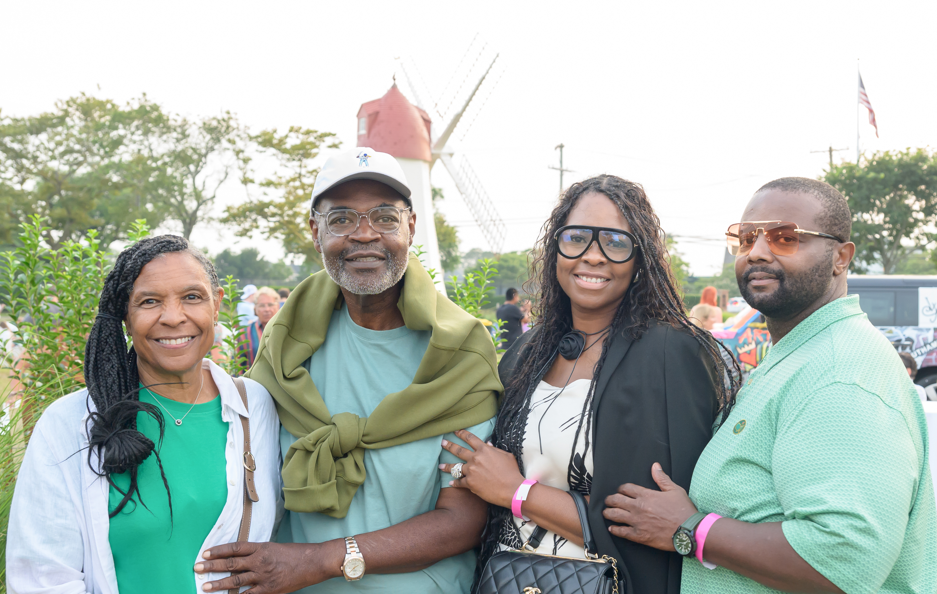 Catherine, Earl, and Elisha Cooper, Derrell Wells