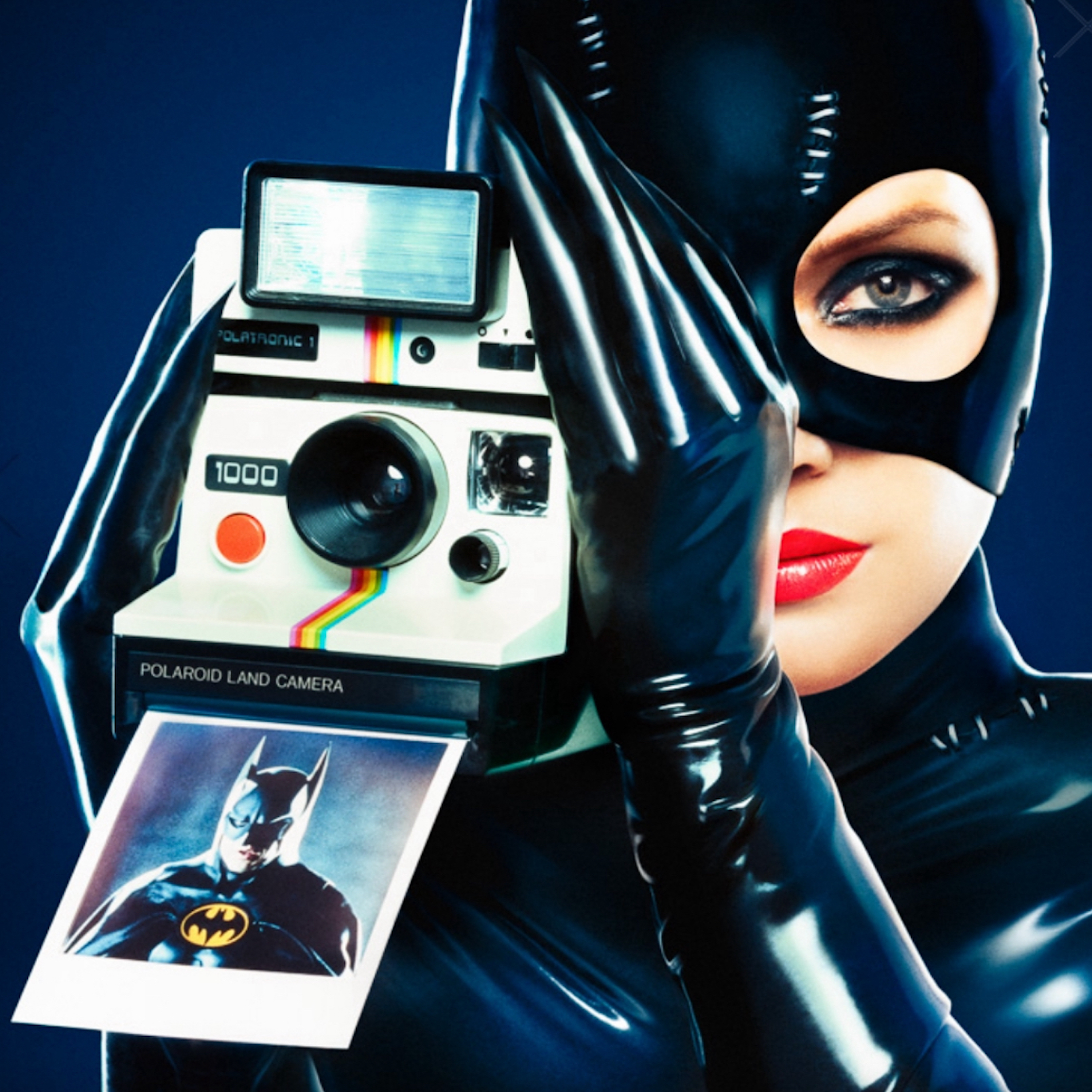 The Guys With The Same Name, "Catwoman Shot Batman" -Ed. of 8 (various sizes available upon request) Fine Art Archival Pigment Print 47 x 47 in