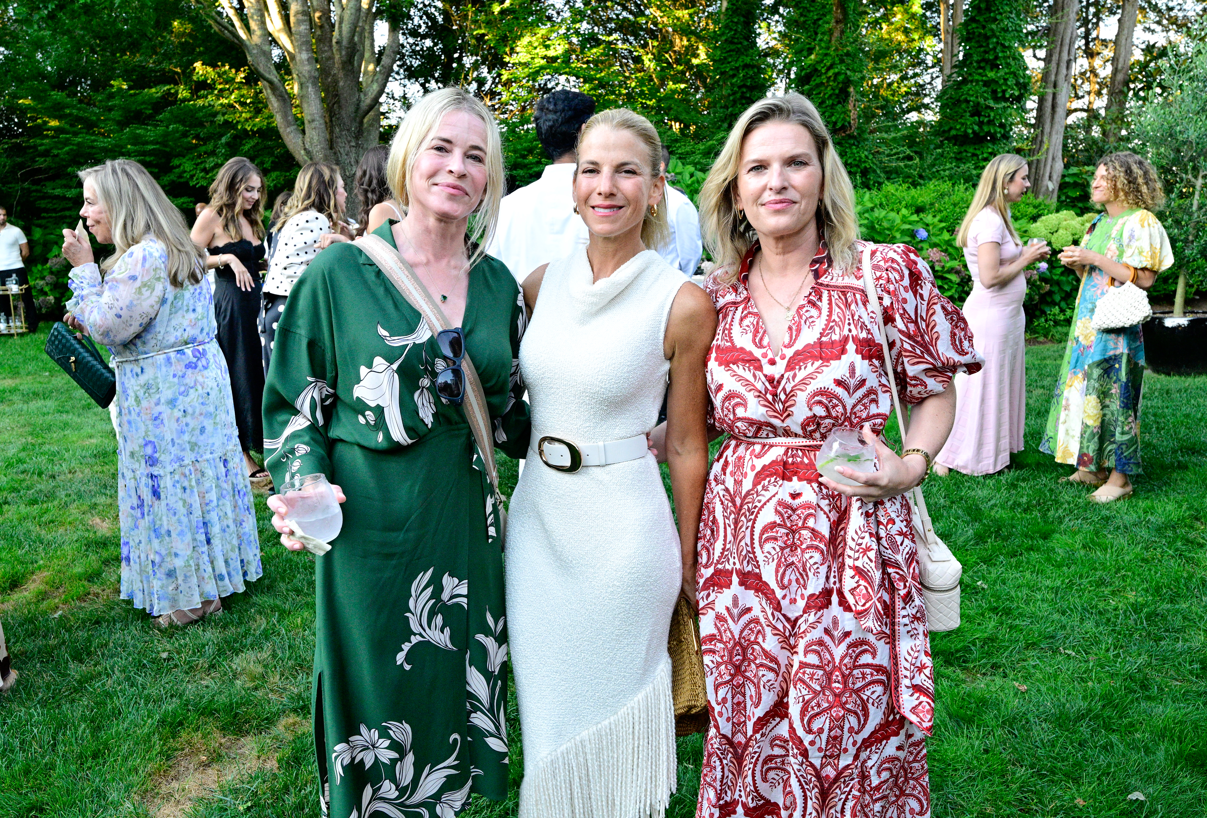 Chelsea Handler, Wendy Van Patten, and Kat Samick
