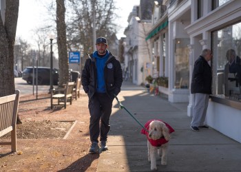 John Navan founded Johnny's Dogs LLC in 2022, and has quickly become the top dog walker in the Hamptons.