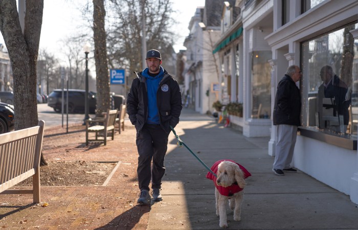 John Navan founded Johnny's Dogs LLC in 2022, and has quickly become the top dog walker in the Hamptons.