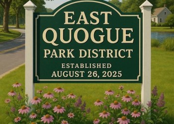 The East Quogue Park District was established last month