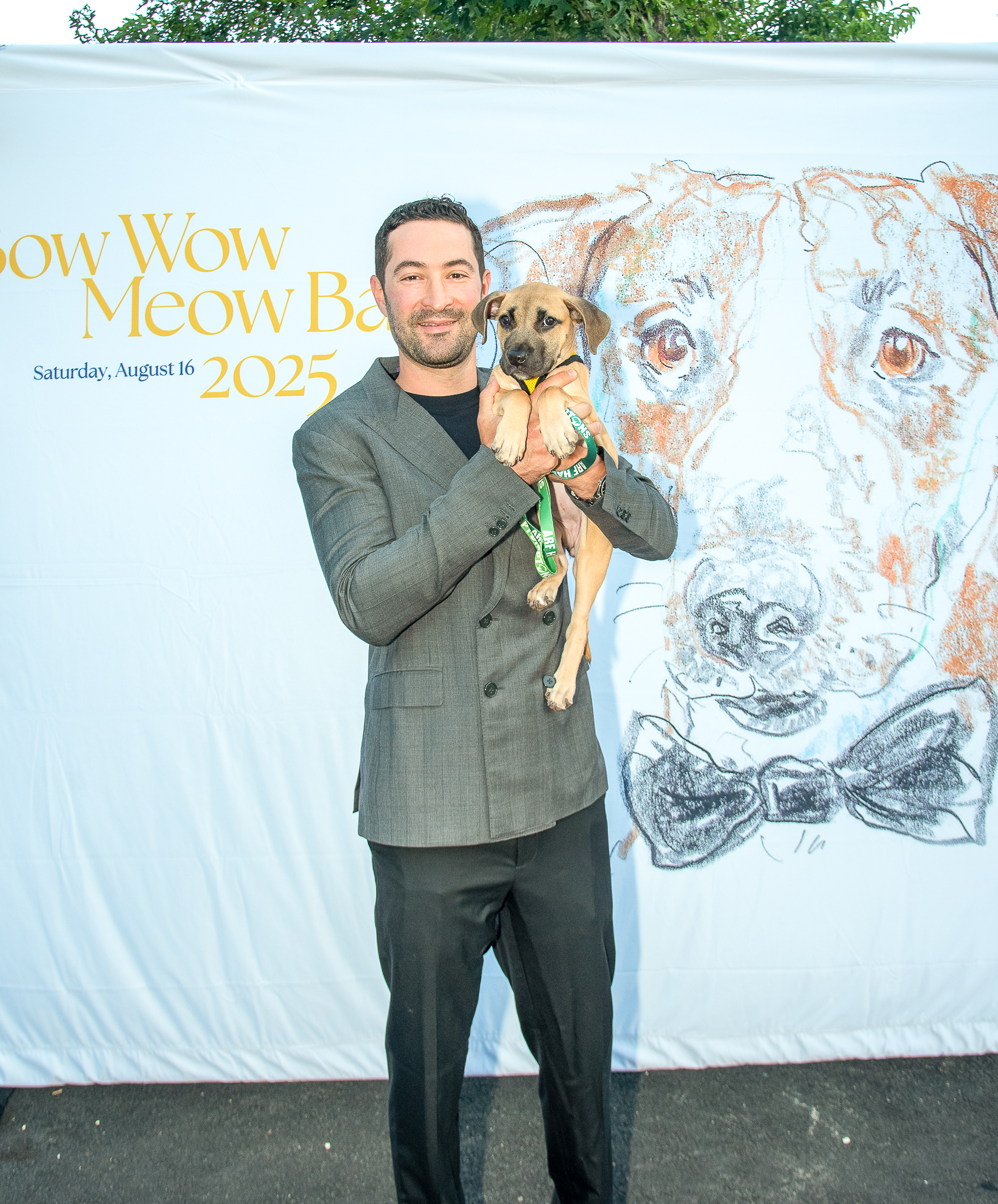 Elias Weiss Friedman with Nala