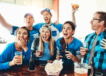 It's high season for football fans in the Hamptons