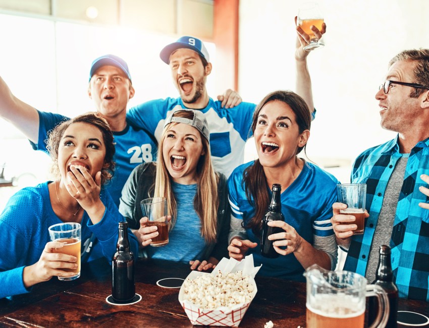 It's high season for football fans in the Hamptons