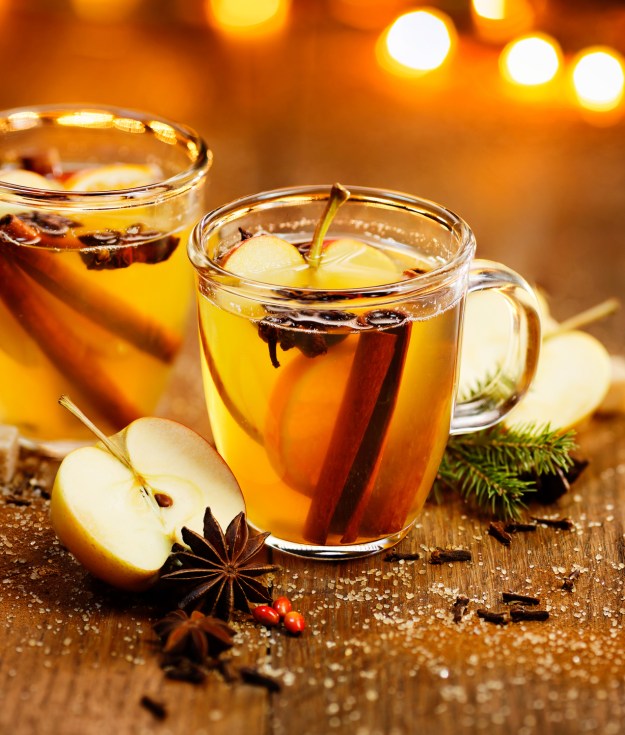 Make hot cider with mastiha this fall