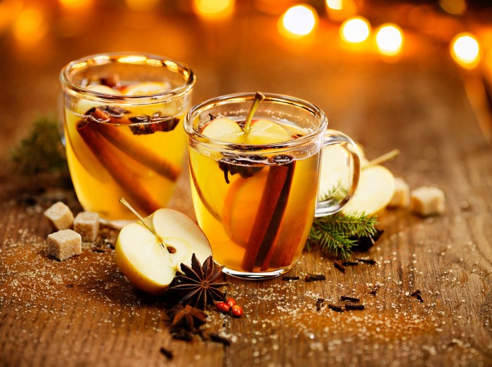 Make hot cider with mastiha this fall