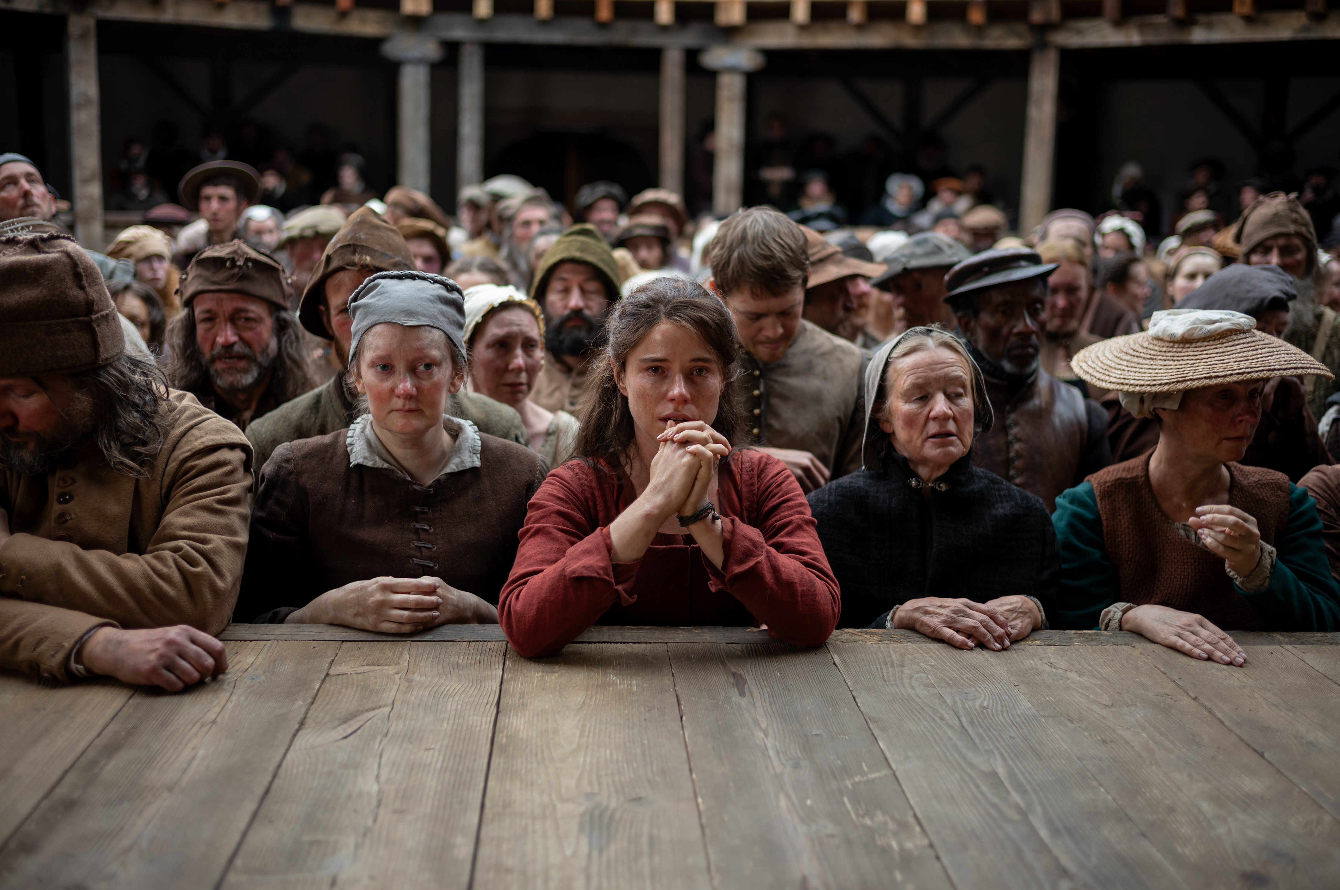 Jessie Buckley stars as Agnes and Joe Alwyn as Bartholomew in director Chloé Zhao’s "Hamnet," playing at HIFF 2025,