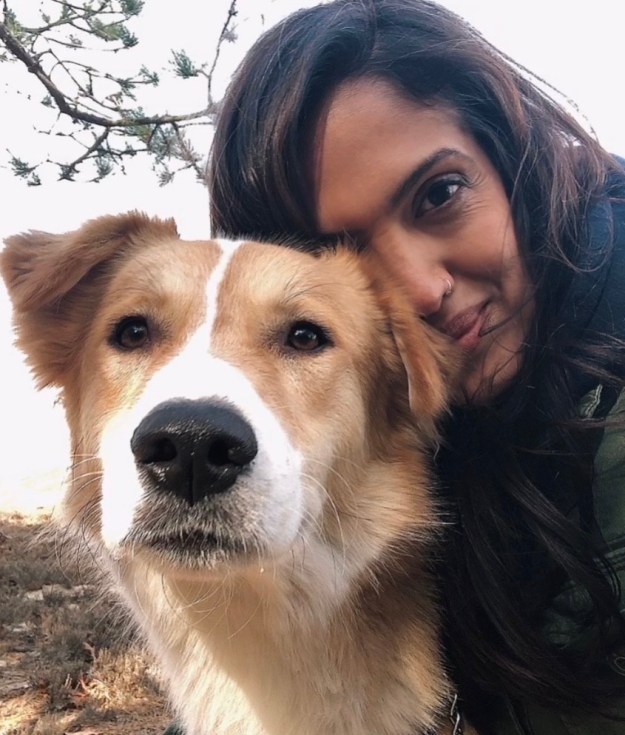 Angelique Williams and Buddy