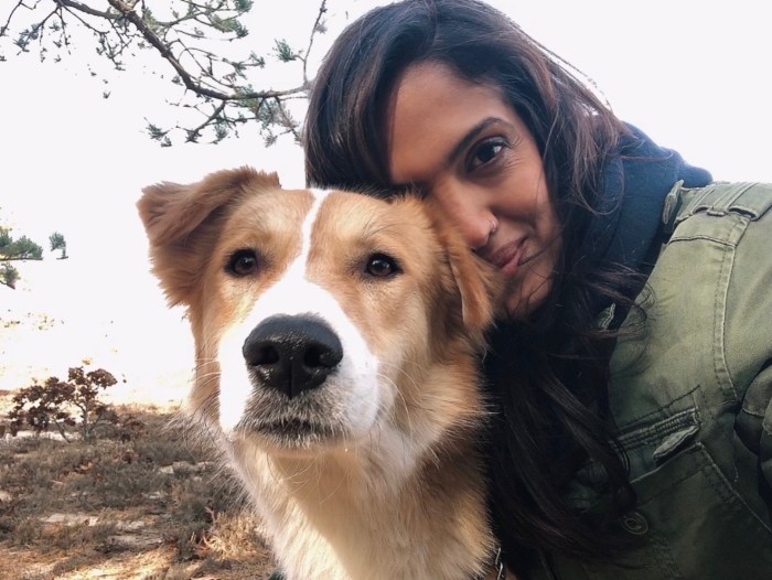 Angelique Williams and Buddy