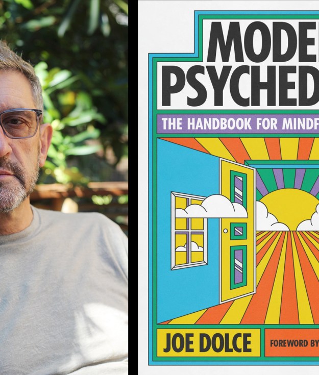 Author Joe Dolce with his new book 