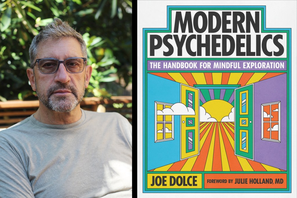 Author Joe Dolce with his new book 