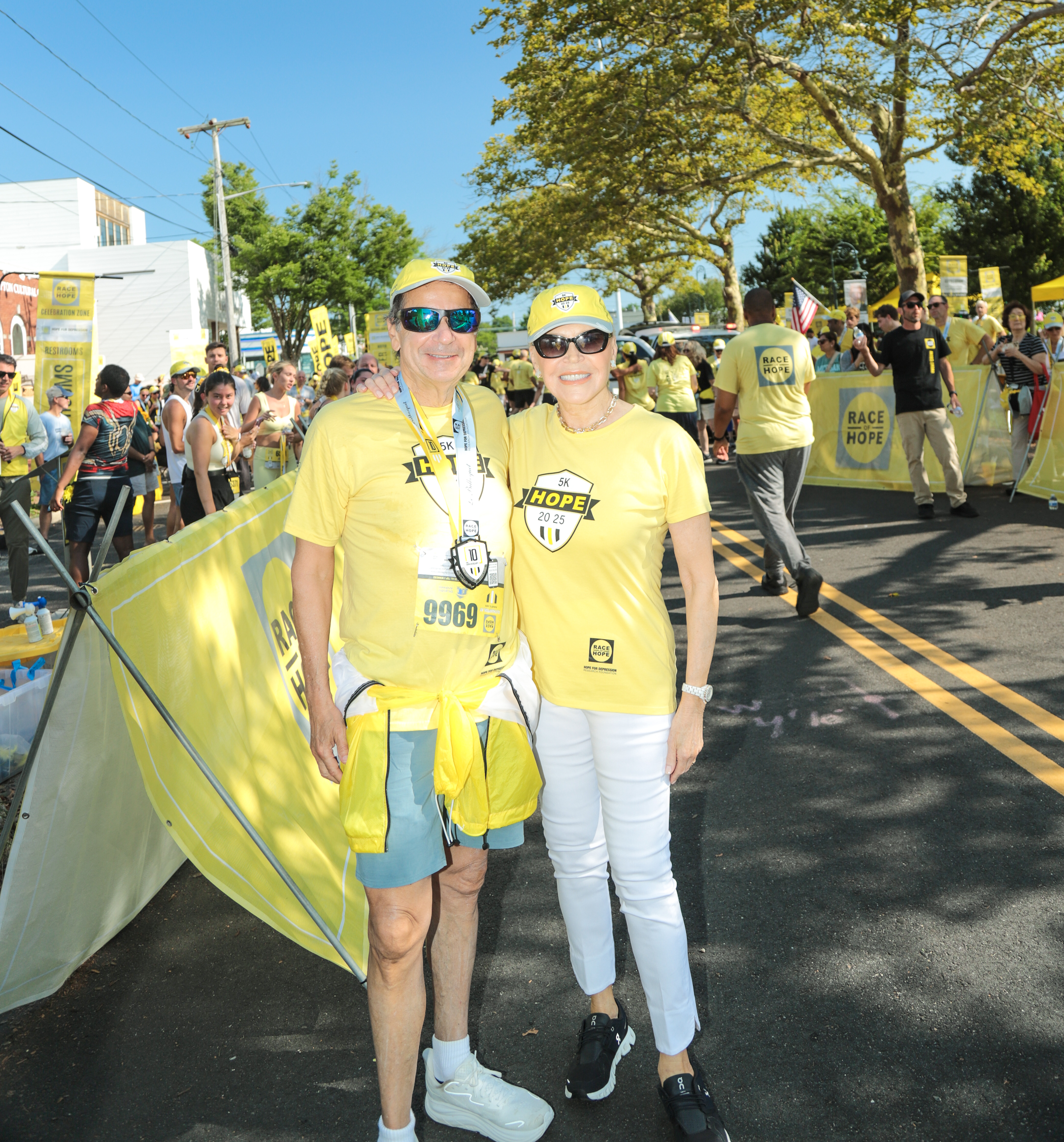 John Paulson and Audrey Gruss