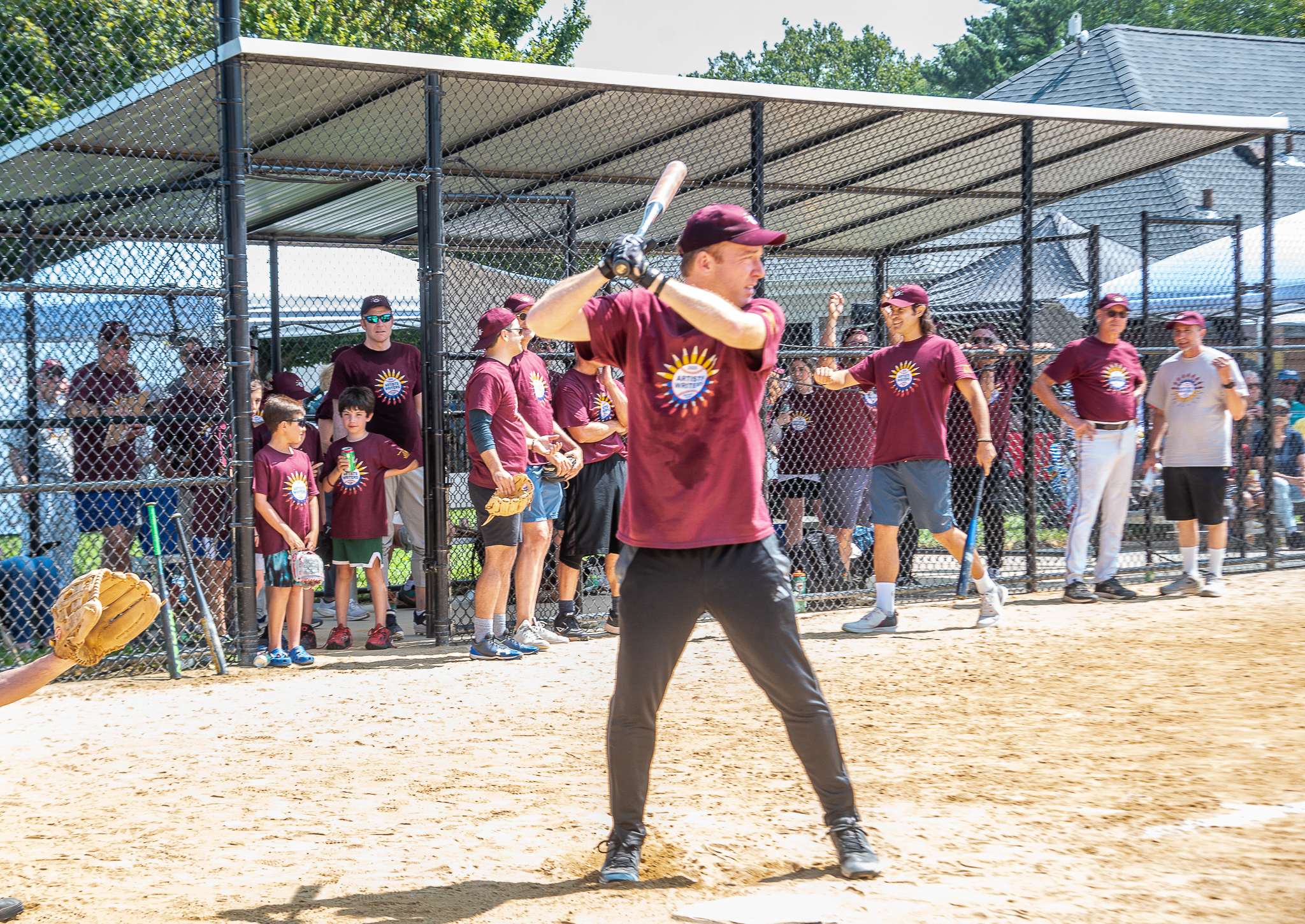 Jonathan Lemire at bat