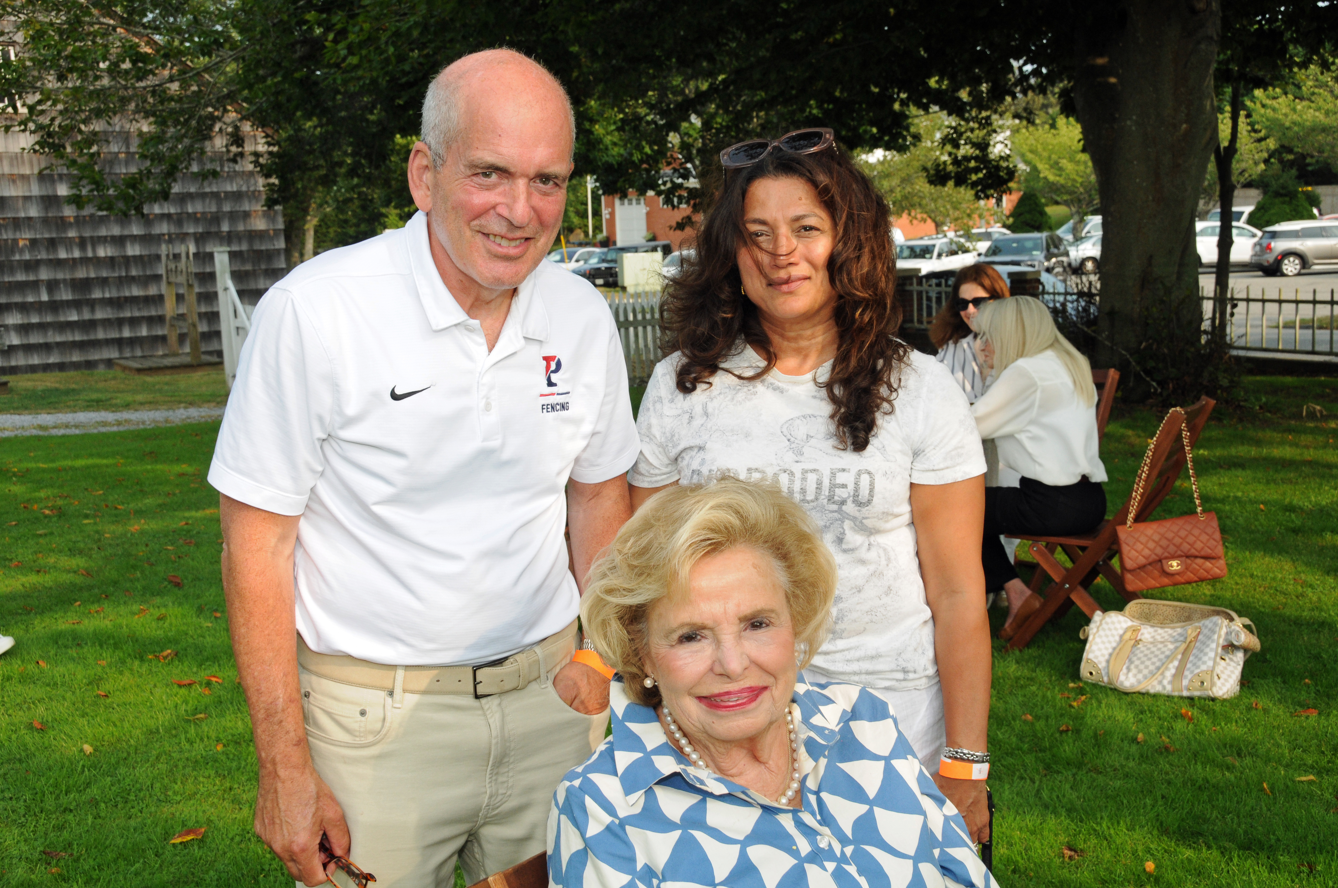Josh and Chitra Marwell, Fran Burns