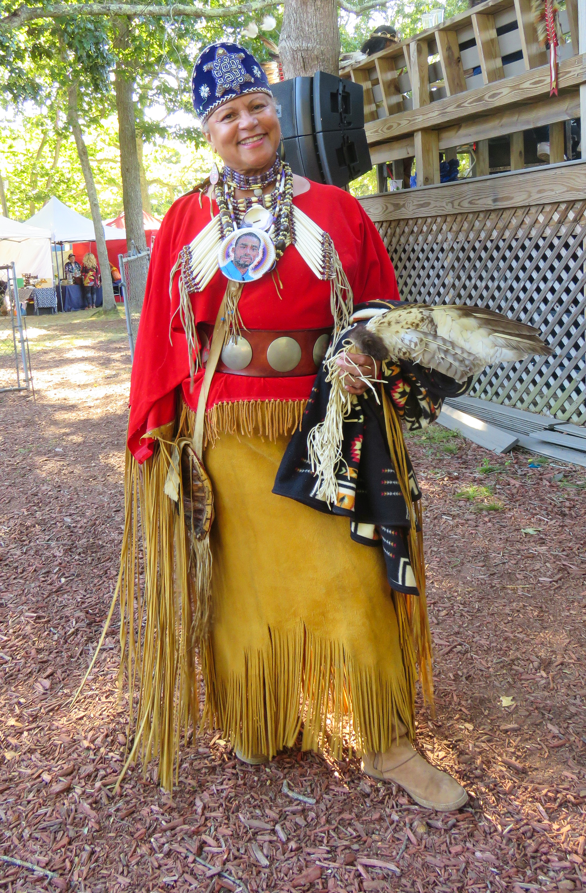 Karen Hunter, Golden Age blanket dance, Shinnecock