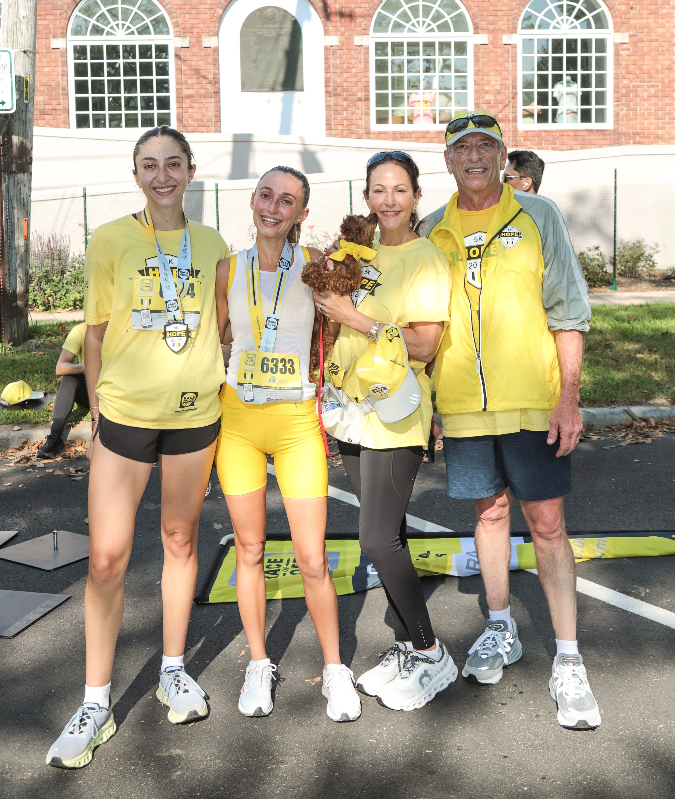 Lila, Sofia, Teresa and Jim Remez