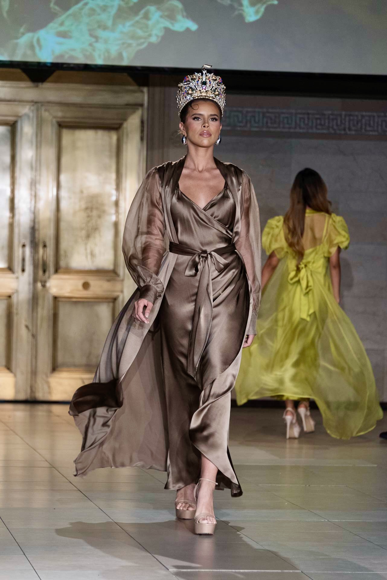 Miss Grand USA Ivana Garcia wearing Anita Yuan