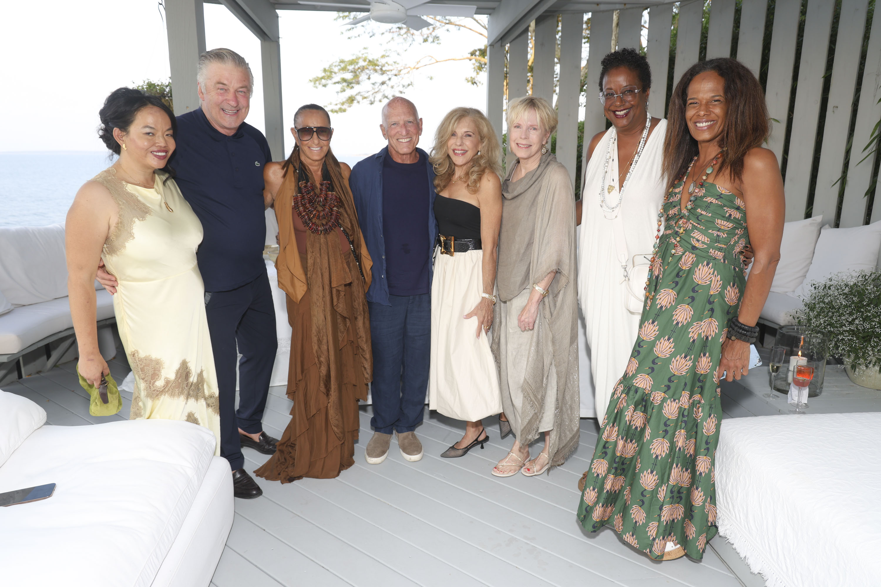 Nancy Tsuer, Alec Baldwin, Donna Karan, Jonathan Glynn, Polly Barnett, Cindy Meehl,, Harriet Cole, Caroline Sada
