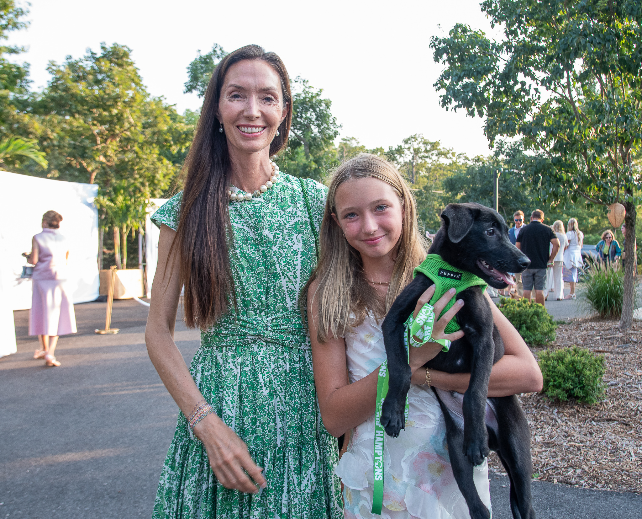 Olivia and Delfina Chantecaille with Valor