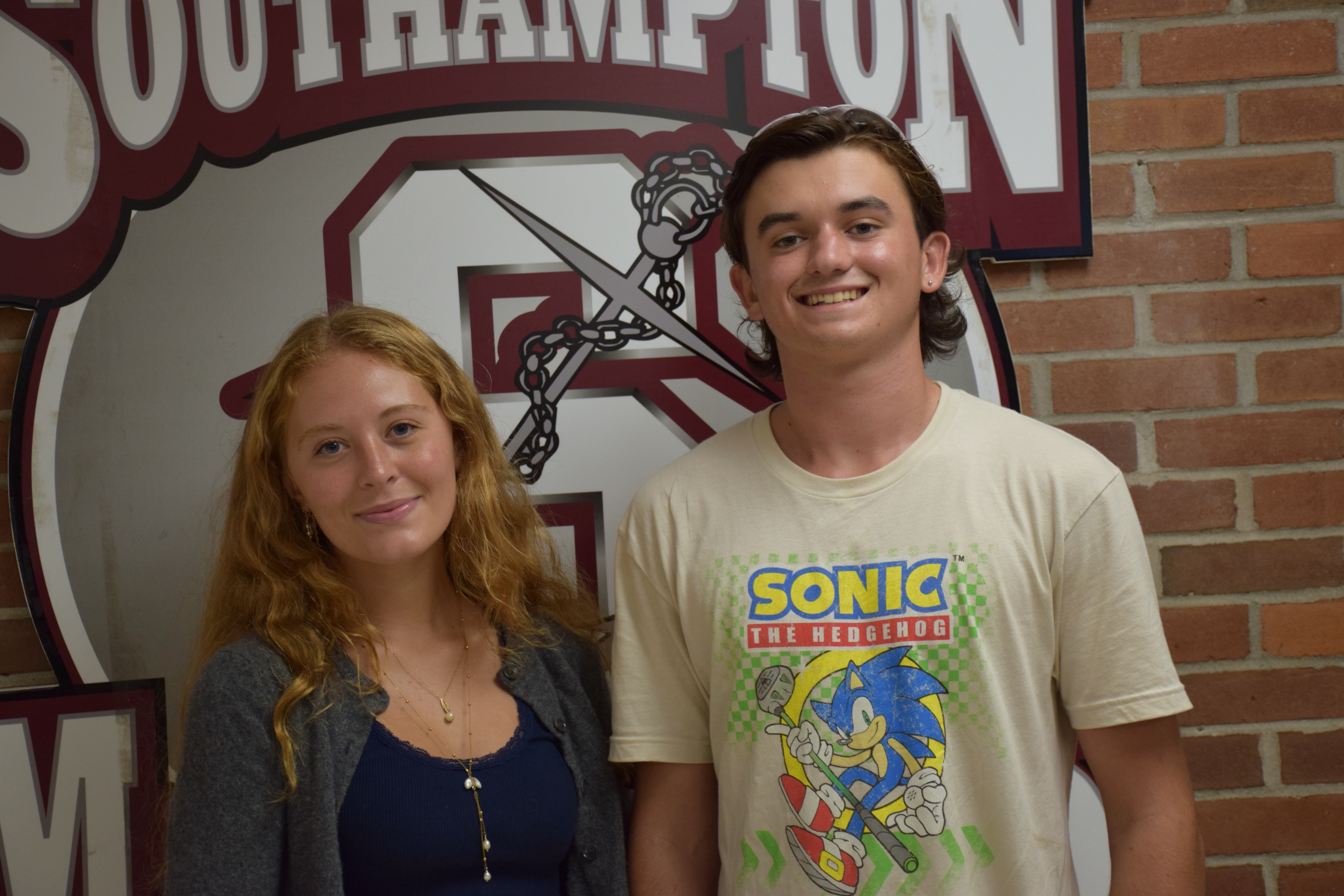 Southampton High School students Mateya Silvera and Noah Kent were recently appointed as the Southampton School District Board of Education’s ex officio board members.