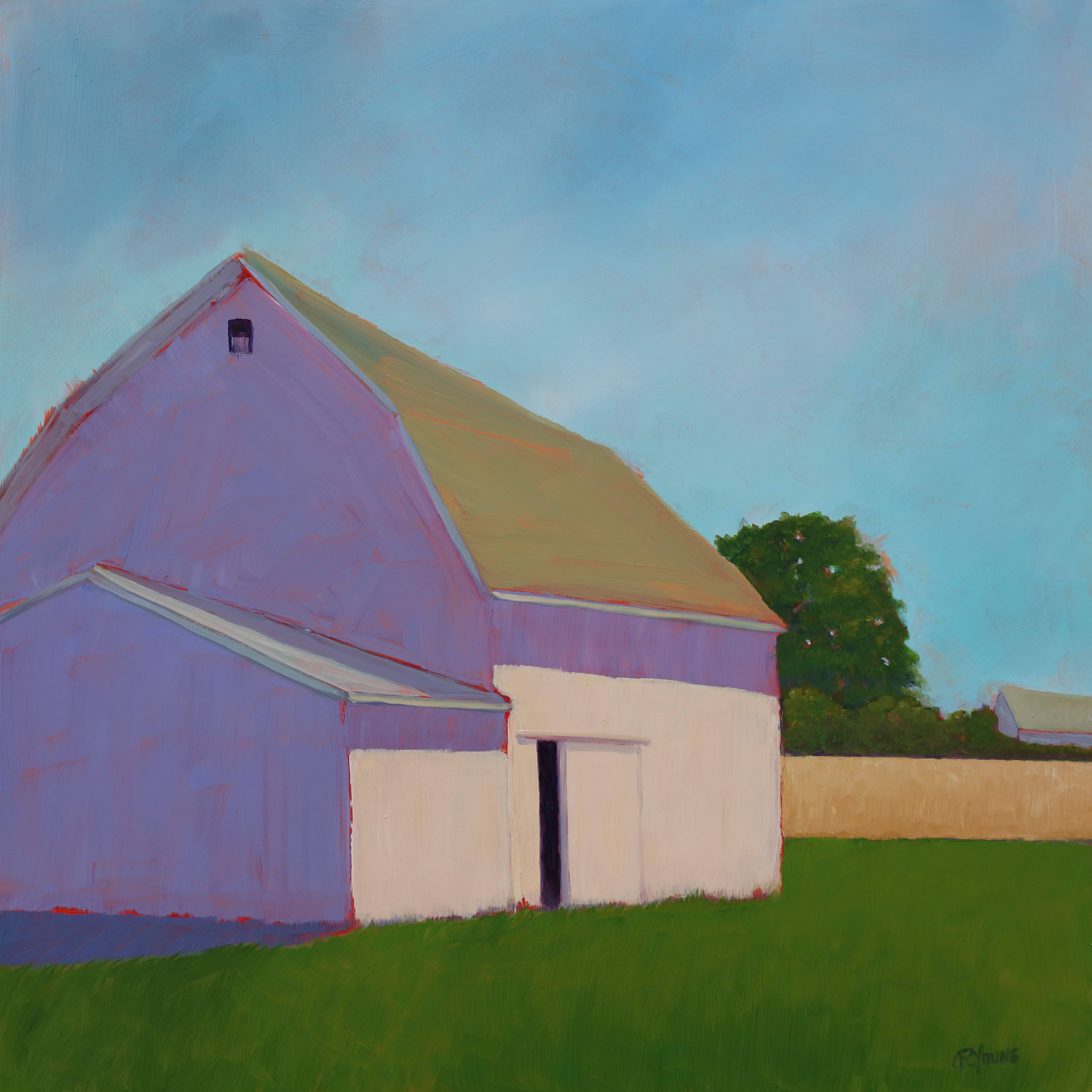 Carol C. Young, "Until We Meet Again," 30 x 30 inches, 2025