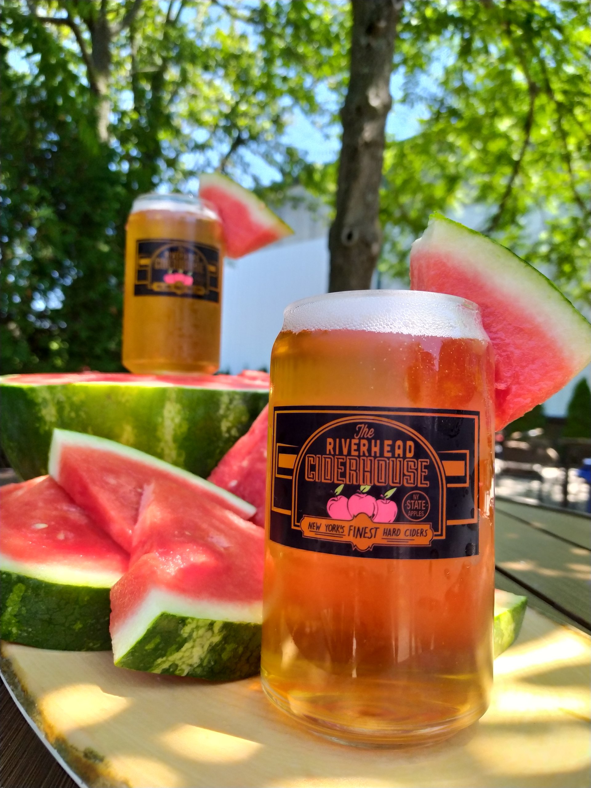 Riverhead Ciderhouse watermelon mint cider